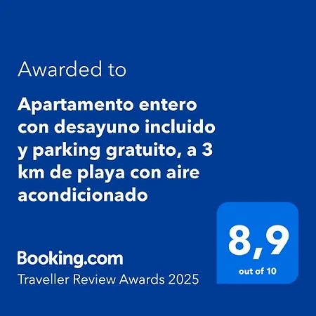شقة Entero Con Desayuno Incluido Y Parking Gratuito, A 3 Km De Playa Con Aire Acondicionado موسكيز